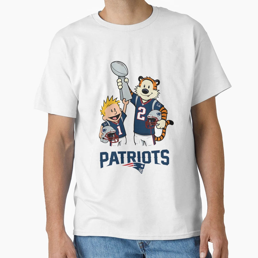 Funny Calvin And Hobbes Football Ny T-Shirt - Fun Novelty Design Unisex - T-Shirt, Sweatshirt, Hoodie
