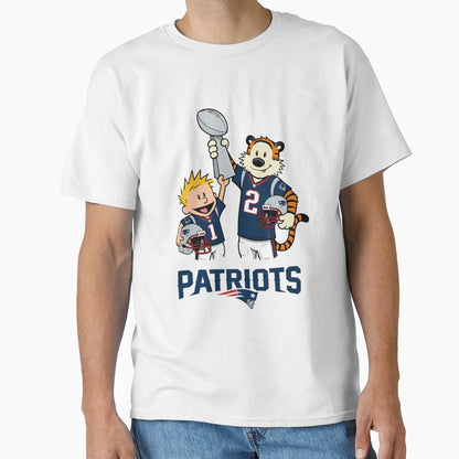 Funny Calvin And Hobbes Football Ny T-Shirt - Fun Novelty Design Unisex - T-Shirt, Sweatshirt, Hoodie
