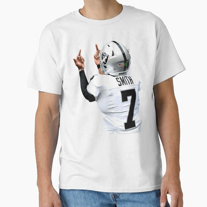 Geno Smith No Luck Just Hate Raiders T-Shirt - Minimalist Print for Adults - T-Shirt, Sweatshirt, Hoodie