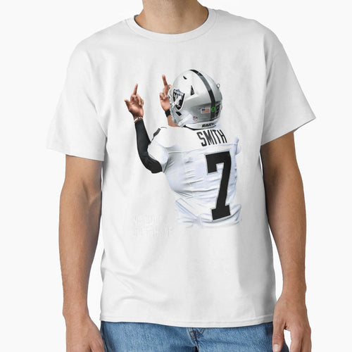 Geno Smith No Luck Just Hate Raiders T-Shirt - Minimalist Print for Adults - T-Shirt, Sweatshirt, Hoodie