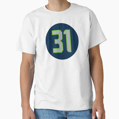 Kam Chancellor Number 31 Jersey Seattle T-Shirt - Streetwear Style Unisex - T-Shirt, Sweatshirt, Hoodie