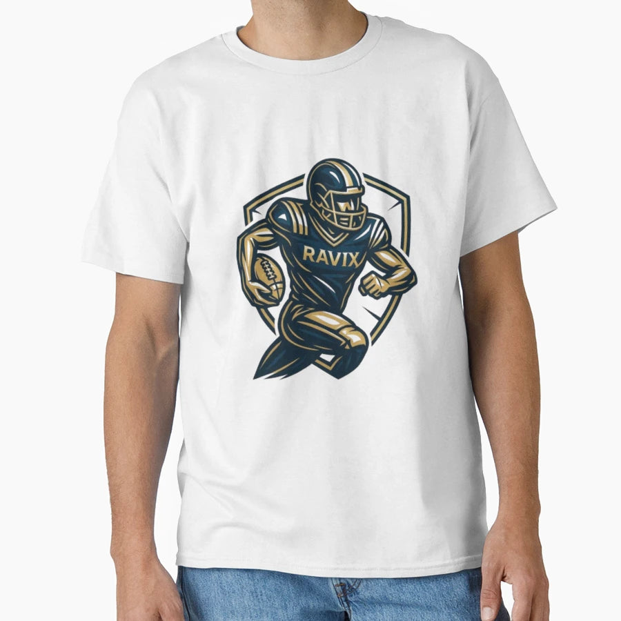 Ravix American Football Gridiron T-Shirt - Unique Graphic Men Women - T-Shirt, Sweatshirt, Hoodie