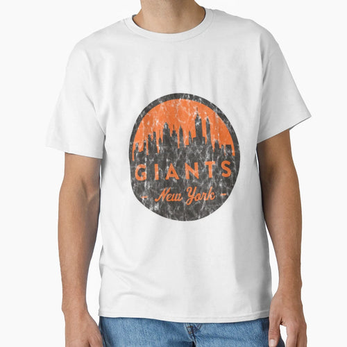 Ny Giants Baseball Logo Distressed Version T-Shirt - Trendy Graphic Unisex - T-Shirt, Sweatshirt, Hoodie
