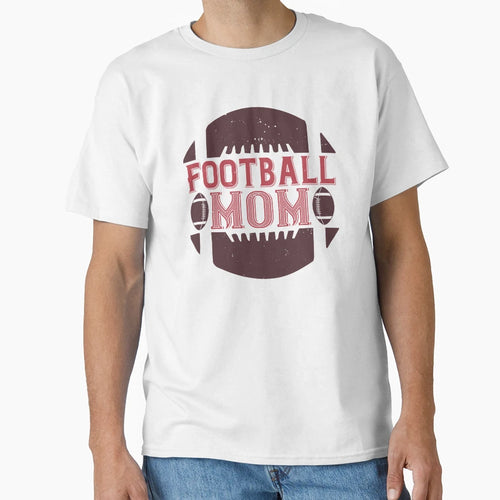 Football Mom T-Shirt - Graphic Print Men Women - T-Shirt, Sweatshirt, Hoodie