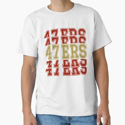 47 Ers 47Ers Logo 47Ers Gifts Gift T-Shirt - Minimalist Print for Adults - T-Shirt, Sweatshirt, Hoodie