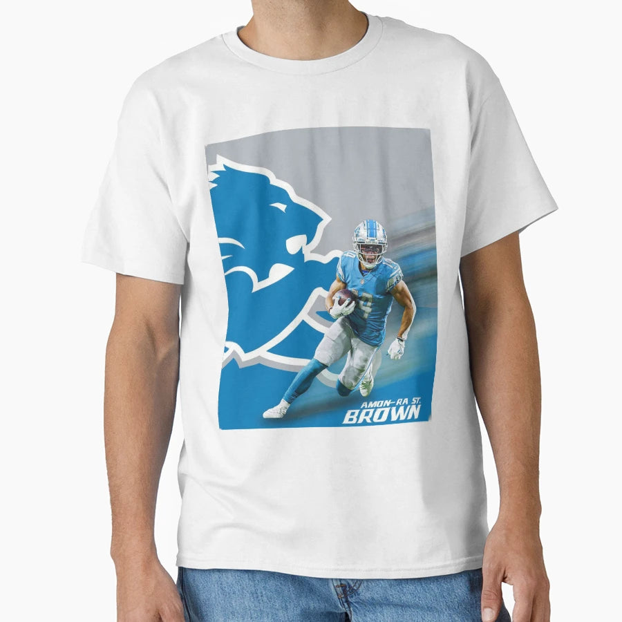 Detroit Lions T-Shirt - Aesthetic Graphic for Adults - T-Shirt, Sweatshirt, Hoodie