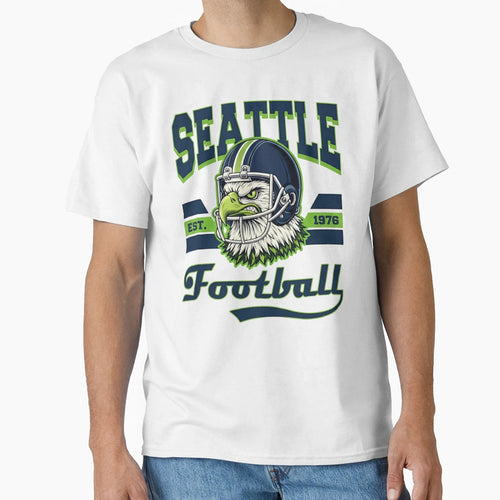 Champions Du Super Bowl Lx Des Seahawks T-Shirt - Custom Art Print Unisex - T-Shirt, Sweatshirt, Hoodie