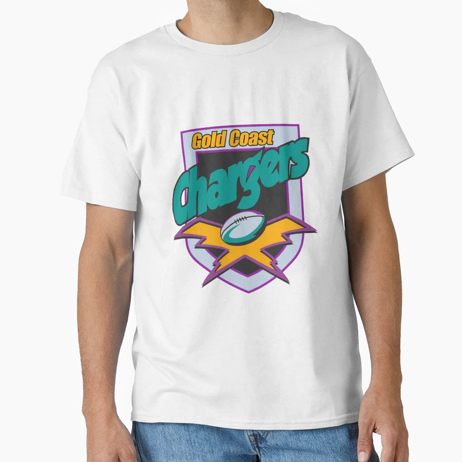 Gold Coast Chargers Rlfc T-Shirt - Streetwear Style for Adults - T-Shirt, Sweatshirt, Hoodie