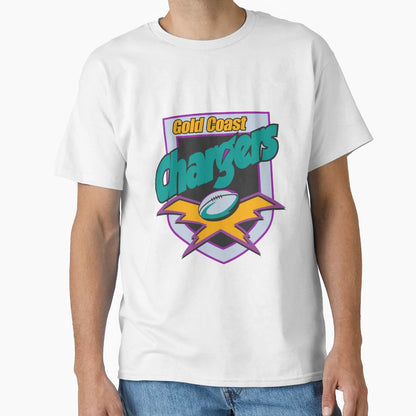 Gold Coast Chargers Rlfc T-Shirt - Streetwear Style for Adults - T-Shirt, Sweatshirt, Hoodie