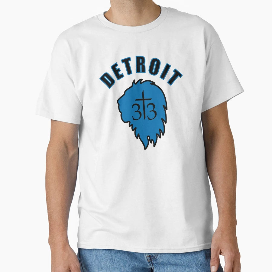 Detroit 313 Cross Football T-Shirt - Streetwear Style for Adults - T-Shirt, Sweatshirt, Hoodie