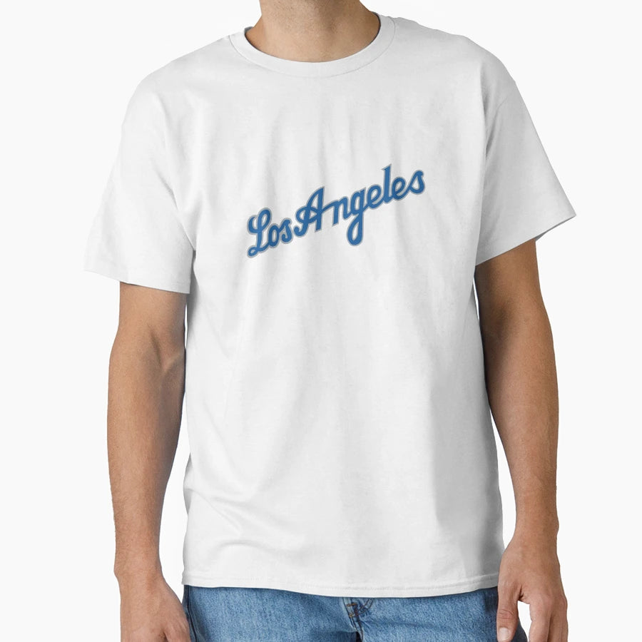 Los Angeles Baseball T-Shirt - Custom Art Print Men Women - T-Shirt, Sweatshirt, Hoodie