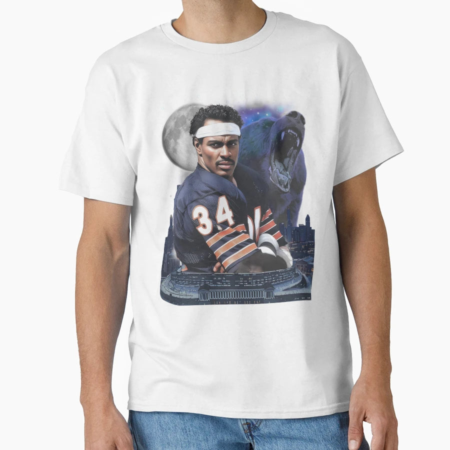 Walter Payton King Chicago T-Shirt - Novelty Apparel Men Women - T-Shirt, Sweatshirt, Hoodie