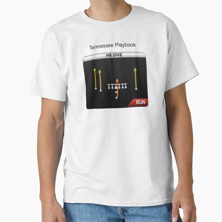 Tennesee Playbook T-Shirt - Novelty Apparel Men Women - T-Shirt, Sweatshirt, Hoodie