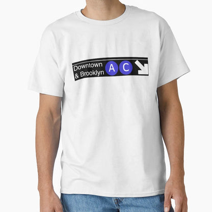 Nyc Subway Sign T-Shirt - Streetwear Style for Adults - T-Shirt, Sweatshirt, Hoodie