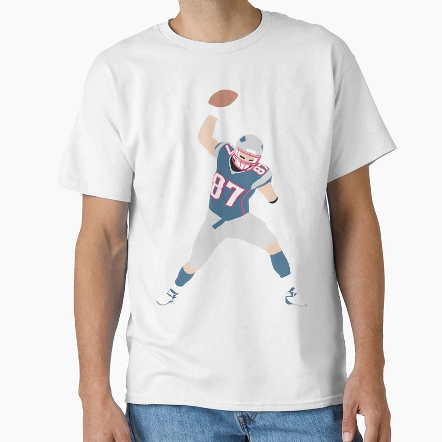 Football Legend 87 Celebratory Spike T-Shirt - Novelty Apparel Unisex - T-Shirt, Sweatshirt, Hoodie