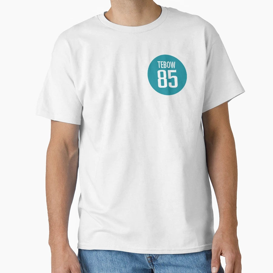 Tim Tebow Jaguars Jersey 85 T-Shirt - Custom Art Print Men Women - T-Shirt, Sweatshirt, Hoodie