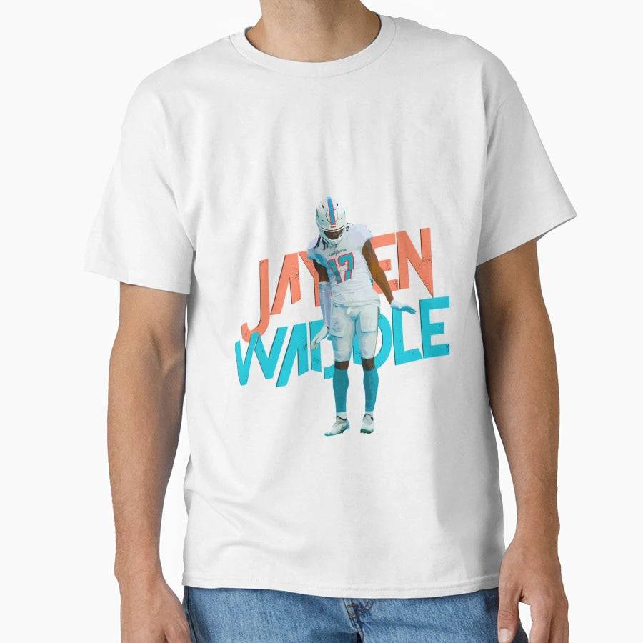 Jaylen Waddle 1 T-Shirt - Minimalist Print for Adults - T-Shirt, Sweatshirt, Hoodie