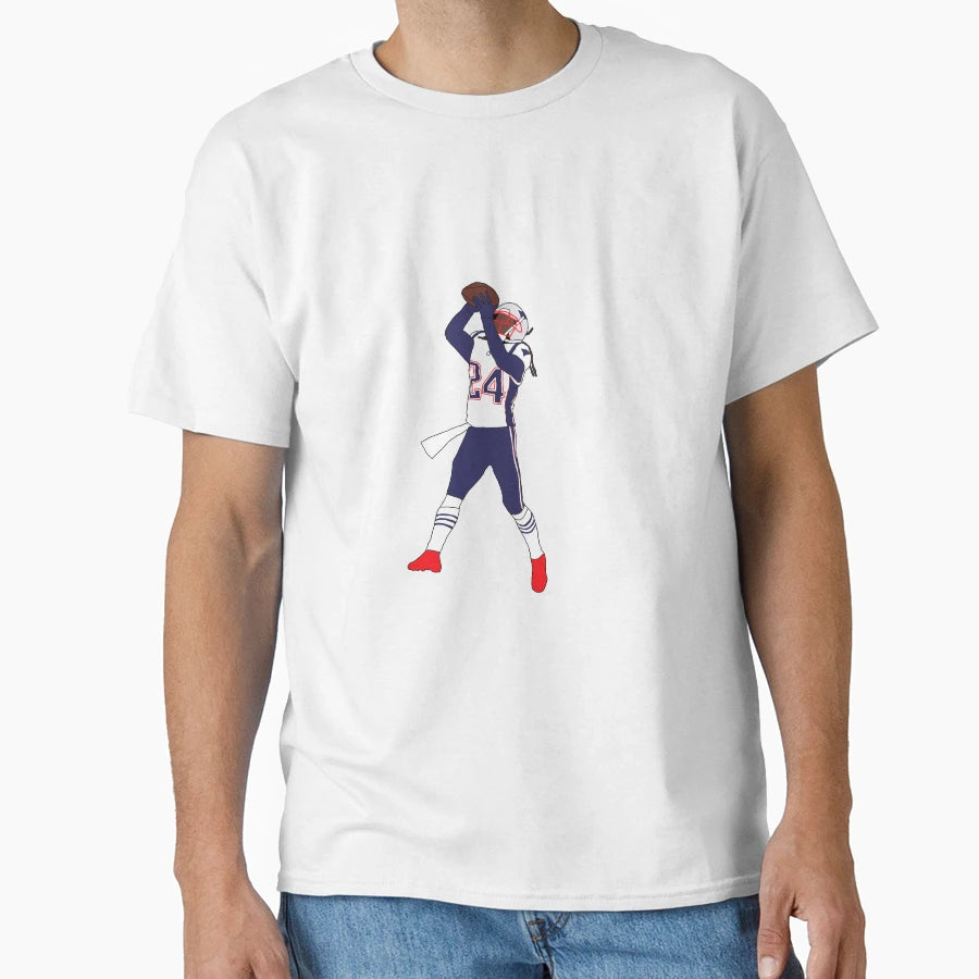 New England Patriots Stephon Gilmore T-Shirt - Custom Art Print Men Women - T-Shirt, Sweatshirt, Hoodie