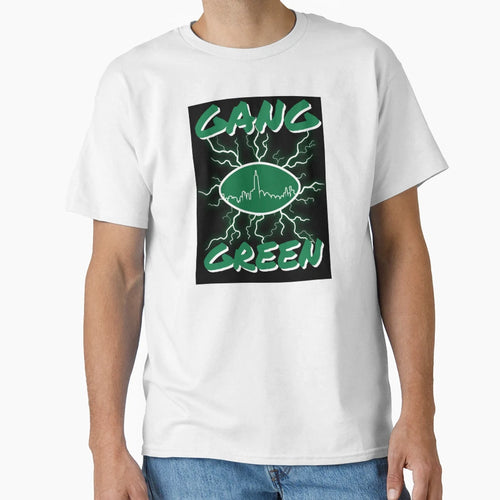 New York Jets Gang Green 90S Bootleg T-Shirt - Fun Novelty Design Unisex - T-Shirt, Sweatshirt, Hoodie