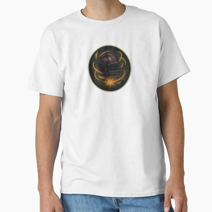 Celestial Flight Helmet T-Shirt - Minimalist Print for Adults - T-Shirt, Sweatshirt, Hoodie
