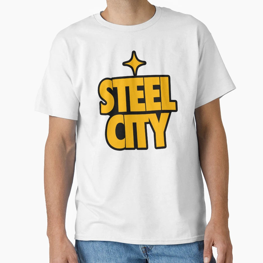 Steel City Original T-Shirt - Custom Art Print Men Women - T-Shirt, Sweatshirt, Hoodie