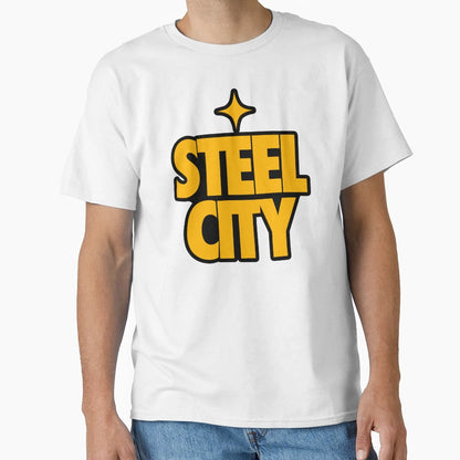 Steel City Original T-Shirt - Custom Art Print Men Women - T-Shirt, Sweatshirt, Hoodie