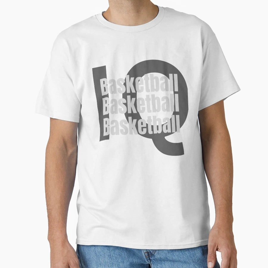 Basketball Iq T-Shirt - Minimalist Print for Adults - T-Shirt, Sweatshirt, Hoodie