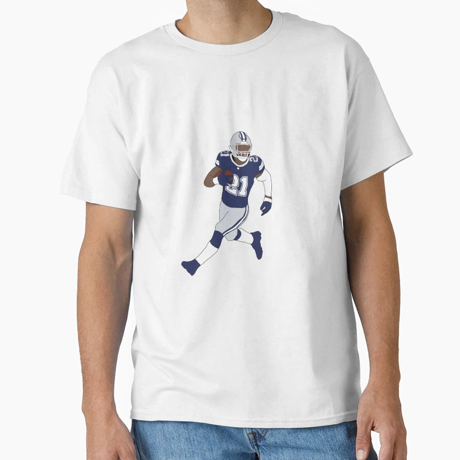 Dallas Cowboys Ezekiel Elliott T-Shirt - Novelty Apparel for Adults - T-Shirt, Sweatshirt, Hoodie