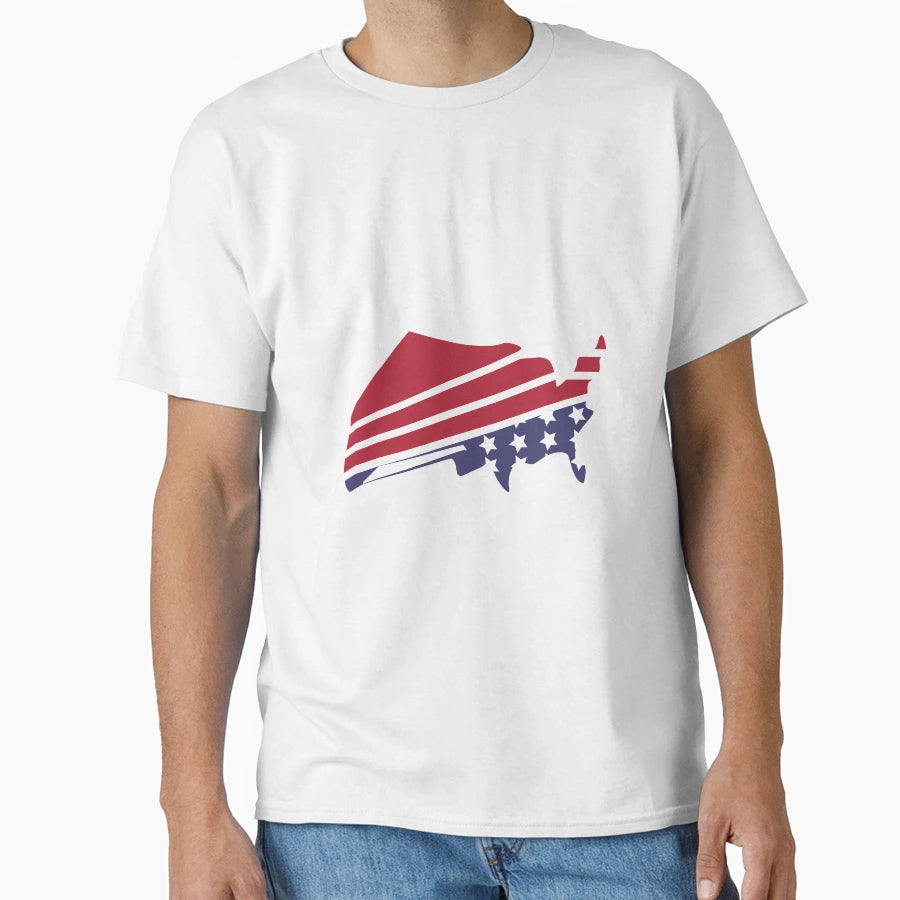 American Independence Day Flag T-Shirt - Aesthetic Graphic Men Women - T-Shirt, Sweatshirt, Hoodie