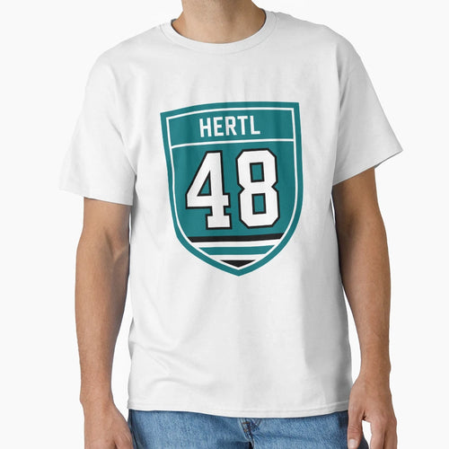 Hertl 48 Emblem T-Shirt - Minimalist Print for Adults - T-Shirt, Sweatshirt, Hoodie