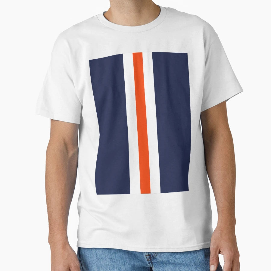 Luton Navy White Orange Football T-Shirt - Casual Everyday Wear for Adults - T-Shirt, Sweatshirt, Hoodie