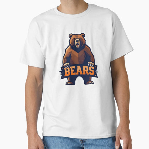 Chicago Bears Football Decal T-Shirt - Streetwear Style Men Women - T-Shirt, Sweatshirt, Hoodie