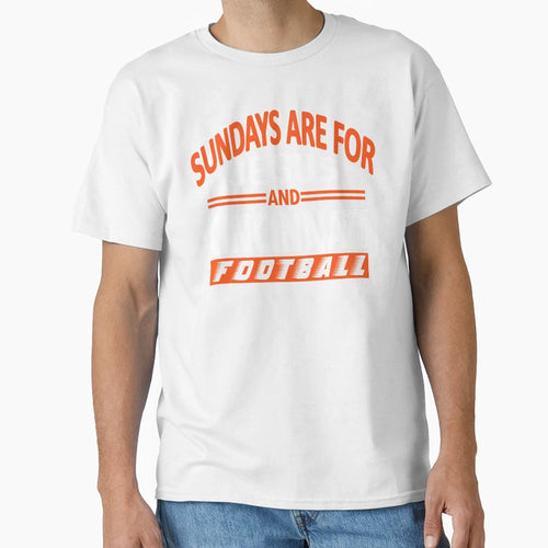 Cincinnati Football Fan Sundays Are T-Shirt - Minimalist Print for Adults - T-Shirt, Sweatshirt, Hoodie