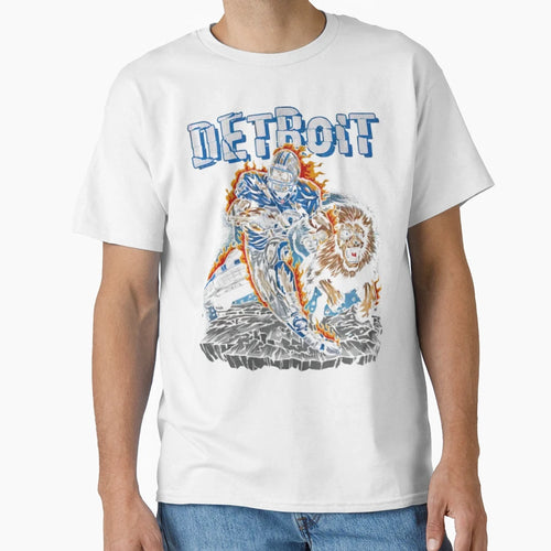 Football Detroit Lions T-Shirt - Unique Graphic Unisex - T-Shirt, Sweatshirt, Hoodie