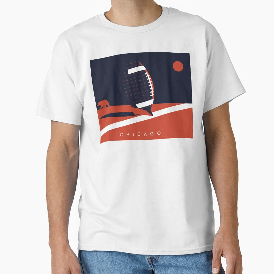 Chicago Chicago Illinois Illinois T-Shirt - Fun Novelty Design for Adults - T-Shirt, Sweatshirt, Hoodie