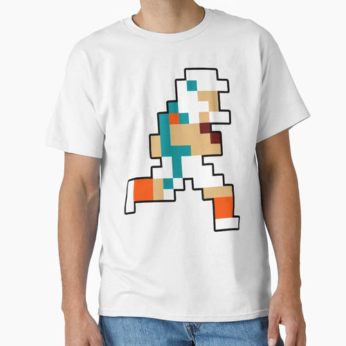 8 Bit Miami Pixel Football Player T-Shirt - Aesthetic Graphic Men Women - T-Shirt, Sweatshirt, Hoodie