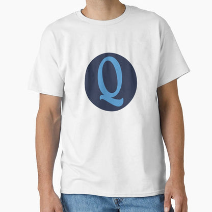 Letter Q Monogram T-Shirt - Casual Everyday Wear Men Women - T-Shirt, Sweatshirt, Hoodie