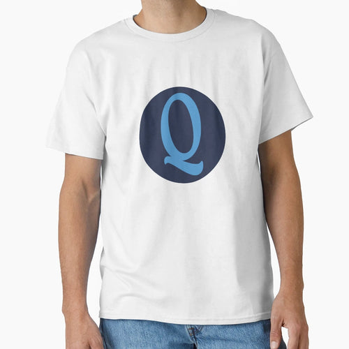 Letter Q Monogram T-Shirt - Casual Everyday Wear Men Women - T-Shirt, Sweatshirt, Hoodie