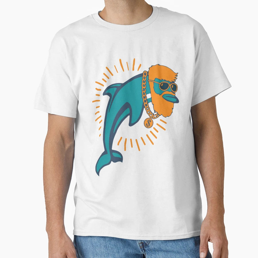 Fitz Magic Dolphins Miami Ryan T-Shirt - Novelty Apparel Unisex - T-Shirt, Sweatshirt, Hoodie