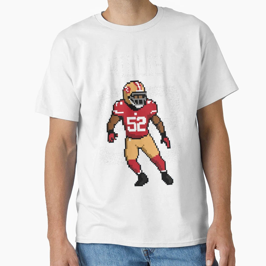 Patrick Willis 8 Bit Pixel Art 49Ers T-Shirt - Trendy Graphic Men Women - T-Shirt, Sweatshirt, Hoodie