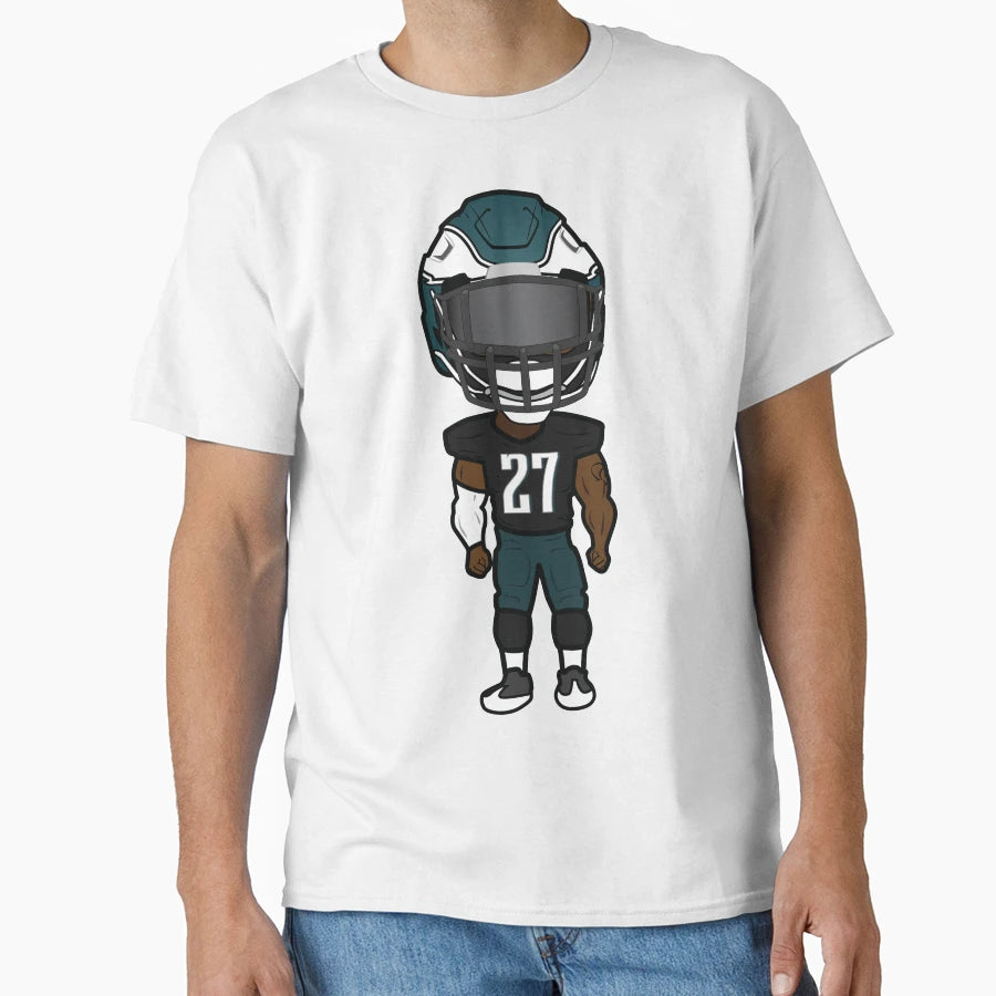 Malcolm Jenkins Cartoon T-Shirt - Graphic Print Men Women - T-Shirt, Sweatshirt, Hoodie