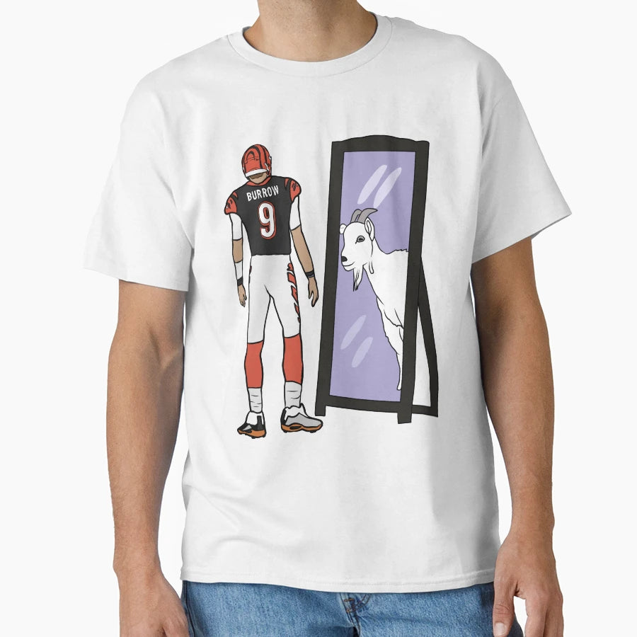 JB Mirror Goat T-Shirt - Minimalist Print for Adults - T-Shirt, Sweatshirt, Hoodie