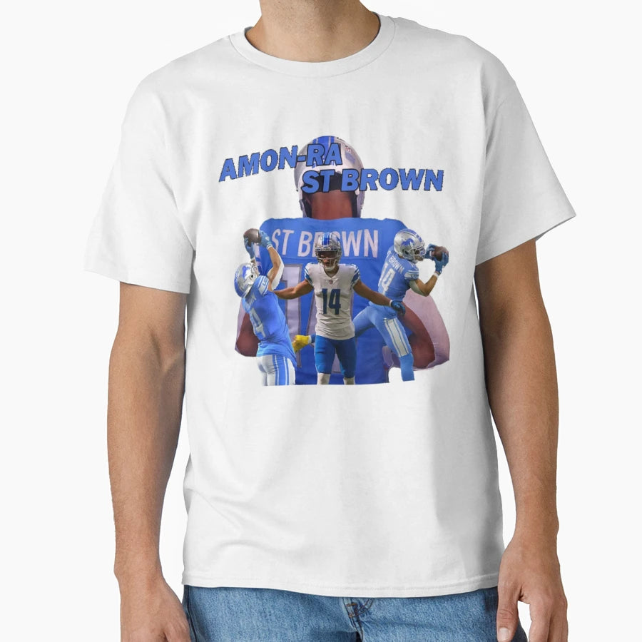 Amon Sport Ra St Brown T-Shirt - Minimalist Print for Adults - T-Shirt, Sweatshirt, Hoodie