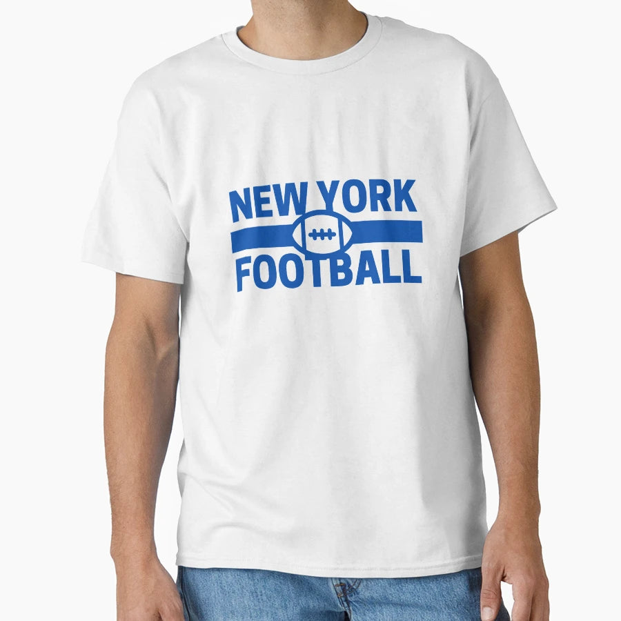 New York Football T-Shirt - Custom Art Print Men Women - T-Shirt, Sweatshirt, Hoodie
