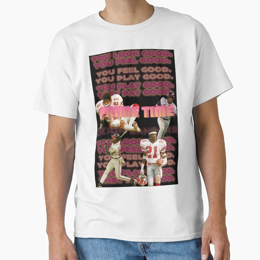 Prime Time Deion Sanders T-Shirt - Graphic Print Men Women - T-Shirt, Sweatshirt, Hoodie