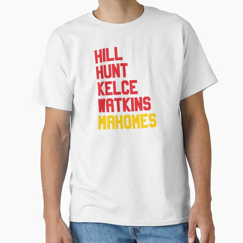 Hunt Kelce Watking And Mahomes Best T-Shirt - Casual Everyday Wear Unisex - T-Shirt, Sweatshirt, Hoodie