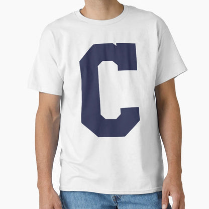 Alphabet Navy C Sports Letter C T-Shirt - Minimalist Print Men Women - T-Shirt, Sweatshirt, Hoodie