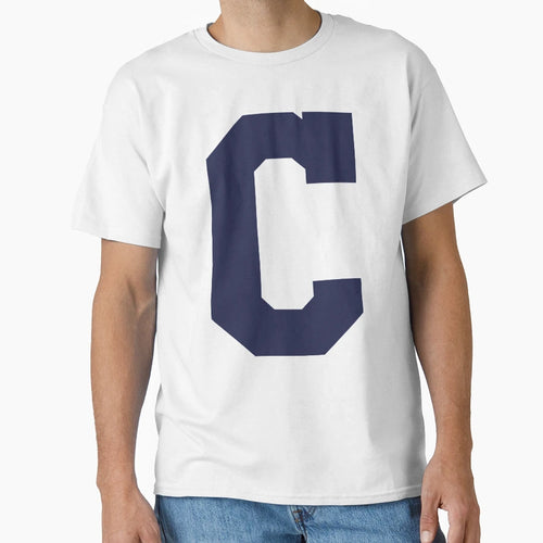 Alphabet Navy C Sports Letter C T-Shirt - Minimalist Print Men Women - T-Shirt, Sweatshirt, Hoodie