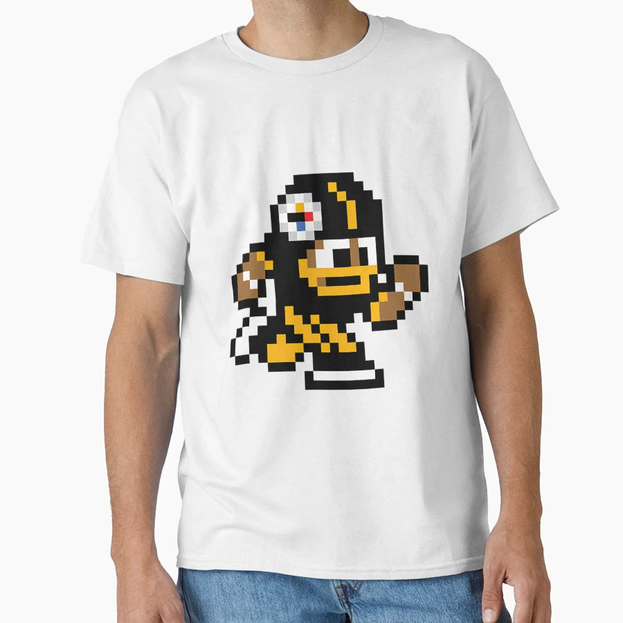 Pittsburghs Steelers Tecmo Supers T-Shirt - Minimalist Print Men Women - T-Shirt, Sweatshirt, Hoodie