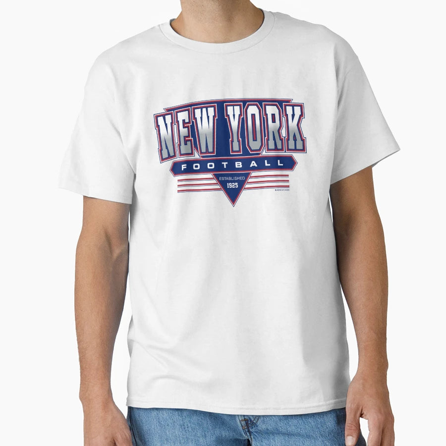 New York Jersey Football Giants T-Shirt - Custom Art Print Men Women - T-Shirt, Sweatshirt, Hoodie